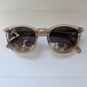 Warby Parker DURAND Pinkish Tan Sunglasses 50 20 140